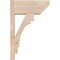 Ekena Millwork Merced Slat Smooth Outlooker, Douglas Fir, 7 1/2"W x 16"D x 24"H OUT08X16X24MRC06SDF - alternate 4